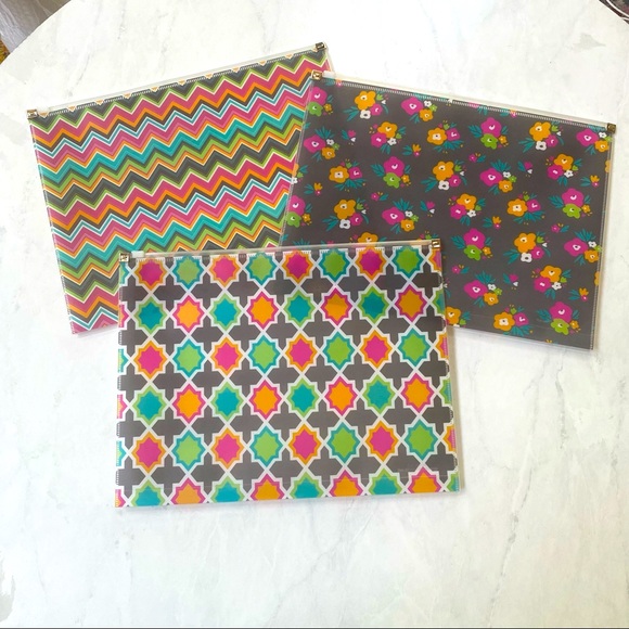 Zip N Go Large Reusable Envelopes Set of 3 NWT - Picture 3 of 8